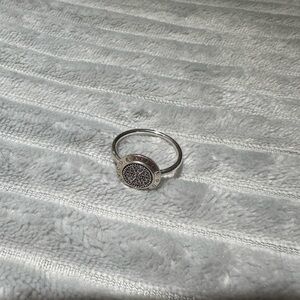 Pandora Silver Pave Ring L/N size 10